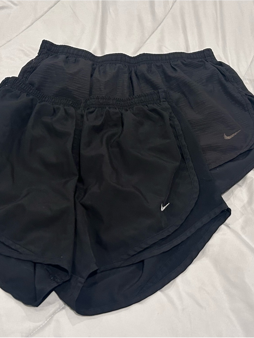 Nike Women’s Black Athletic Running Shorts Duo Size Small